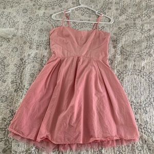 Pink skater dress